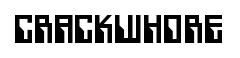 Crackwhore original font preview