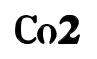 Co2 original font preview