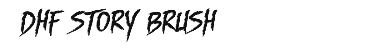 DHF Story Brush Slanted preview