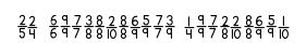 KG Traditional Fractions original font preview