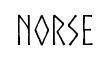 Norse original font preview