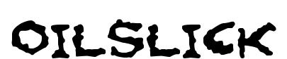 Oilslick original font preview