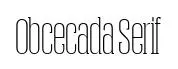 Obcecada Serif