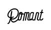 Romant original font preview