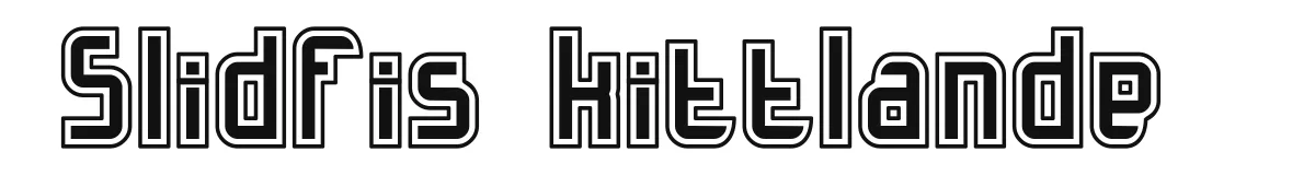 Slidfis kittlande original font preview