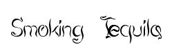 Smoking Tequila original font preview