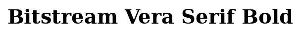 Bitstream Vera Serif Bold