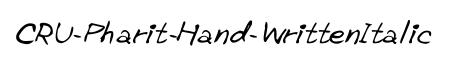 CRU-Pharit-Hand-WrittenItalic