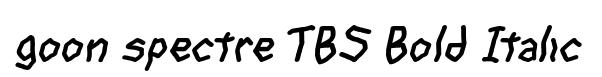 goon spectre TBS Bold Italic