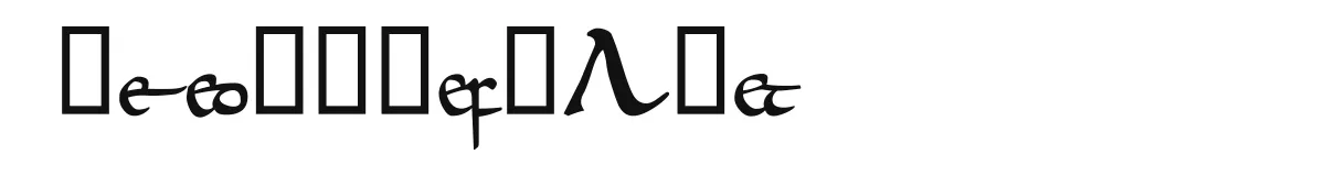 Beowulf1Alt original font preview