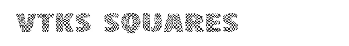 vtks squares font preview