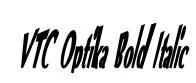 VTC Optika Bold Italic