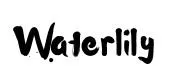 Waterlily original font preview
