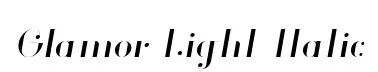 Glamor Light Italic