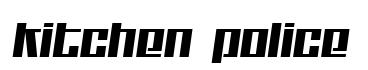 Kitchen police original font preview