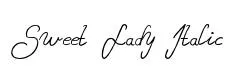 Sweet Lady Italic