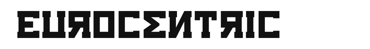 Eurocentric font preview