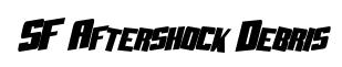 SF Aftershock Debris Condsolid Italic preview