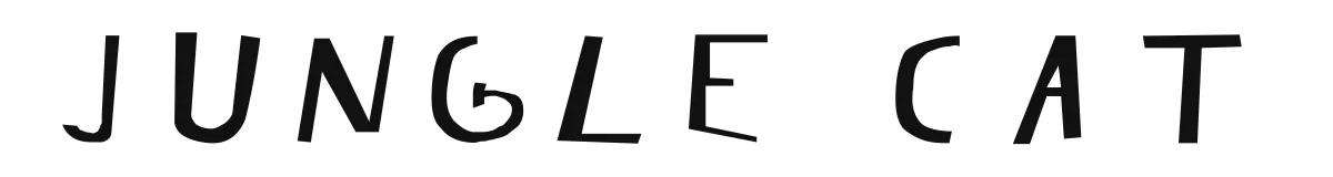 Jungle Cat original font preview