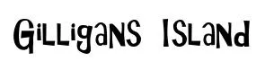 Gilligans Island original font preview