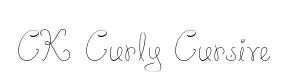 CK Curly Cursive