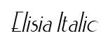Elisia Italic