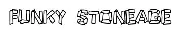 Funky Stoneage original font preview