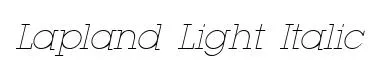 Lapland Light Italic