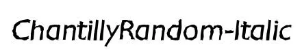 ChantillyRandom-Italic