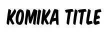 Komika Title original font preview