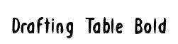 Drafting Table Bold