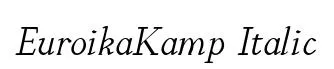 EuroikaKamp Italic