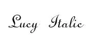 Lucy Italic