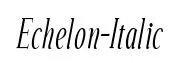 Echelon-Italic