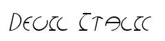Devil Italic original font preview
