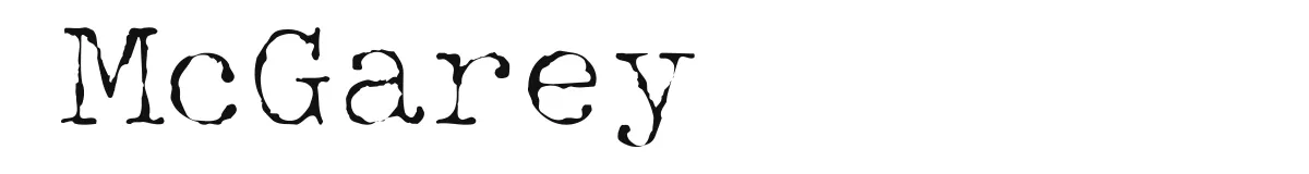 McGarey font preview