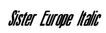 Sister Europe Italic