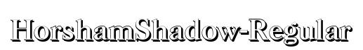 HorshamShadow-Regular