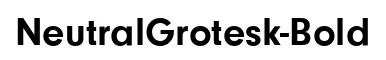 NeutralGrotesk-Bold