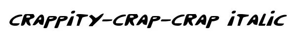 Crappity-Crap-Crap Italic