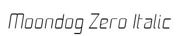 Moondog Zero Italic