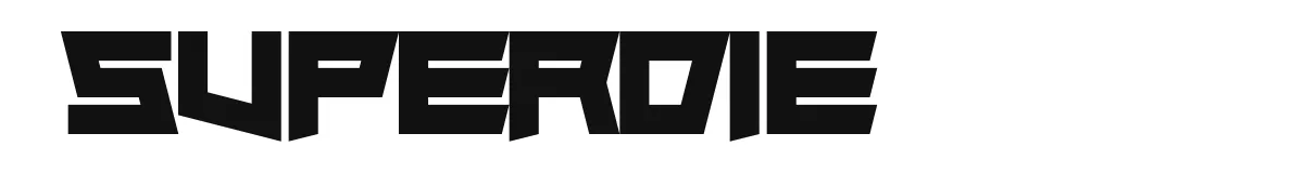 Superdie original font preview