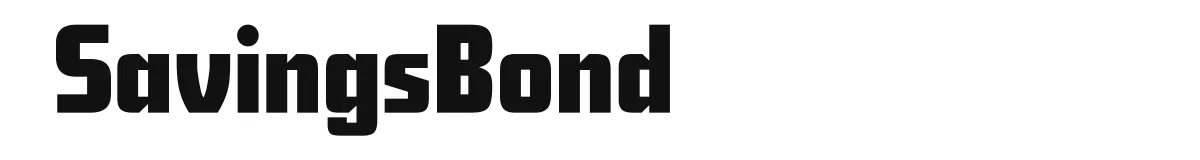 SavingsBond original font preview