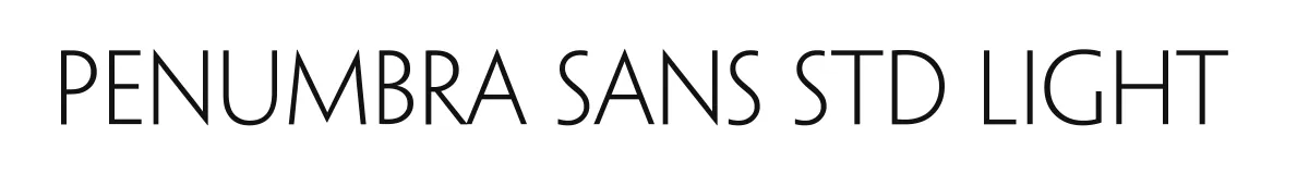 Penumbra Sans Std Light original font preview
