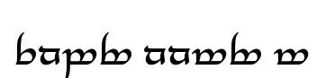 Tengwar Annatar Alt Bold