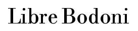 Libre Bodoni