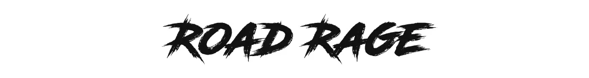 Road Rage font preview