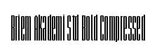 Briem Akademi Std Bold Compressed