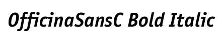 OfficinaSansC Bold Italic