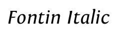 Fontin Italic